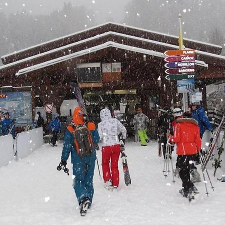 Charmant Mobilhome A 2 Pas Remontes Ski Samoëns Exterior foto